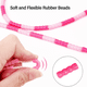 thumbnail image 3 of Cuerda de saltar con cuentas, cuerda de saltar de fitness ajustable para mantenerse en forma, entrenamiento, entrenamiento, pérdida de peso Ormromra, 3 of 5