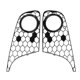 thumbnail image 1 of 2 piezas de rejilla de luz antiniebla del parachoques delantero 5K0853665 reemplazo de malla negra para MK6 2009?2013, 1 of 8