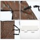 thumbnail image 3 of Ofertas Únicas 1 Pc Funda de Asiento de Coche Impermeable Doble para Mascotas con Patrón de Perrito Marrón, 3 of 6