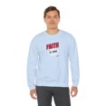 thumbnail image 4 of Faith Makes All Things Possible Men Unisex Heavy Blend™ Crewneck Sweatshirt, 4 of 10