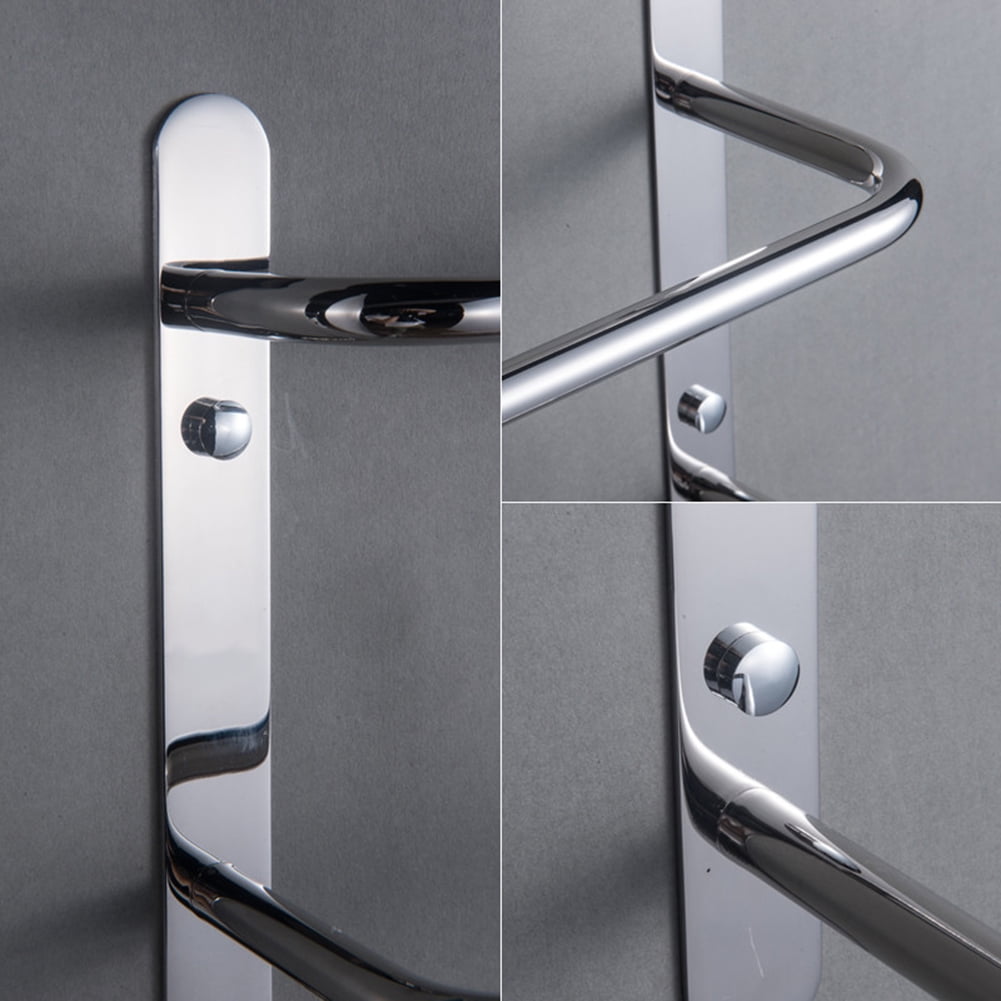 Kepooman 3-Tiers Bath Towel Bar, Towel Rack Towel Bars, Stainless Steel Towel Rack Luxury, Silver Kepooman 3-Tiers Bath Towel Bar, Towel Rack Towel Bars, Stainless Steel Towel Rack Luxury, Silver