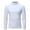 White, variant on fartey Men Slim Mock Neck T-Shirts Soft Stretch Fit Long Sleeves Tops Lounge Solid Color Pullover Top Basic Turtleneck Lightweight Workout Sports Shirts