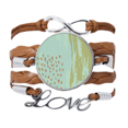 thumbnail image 1 of Matcha s Art Pattern Bracelet Love Chain Rope Ornament Wristband, 1 of 3