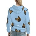 thumbnail image 2 of Hoodies for Women - french Bulldog Face Comfrt Colour Drawstring Women'S Fashion Hoodies & Sweatshirts, Fall Outfits Clothes for Women 2024 Pullover with Kangaroo Pocket, 2 of 7