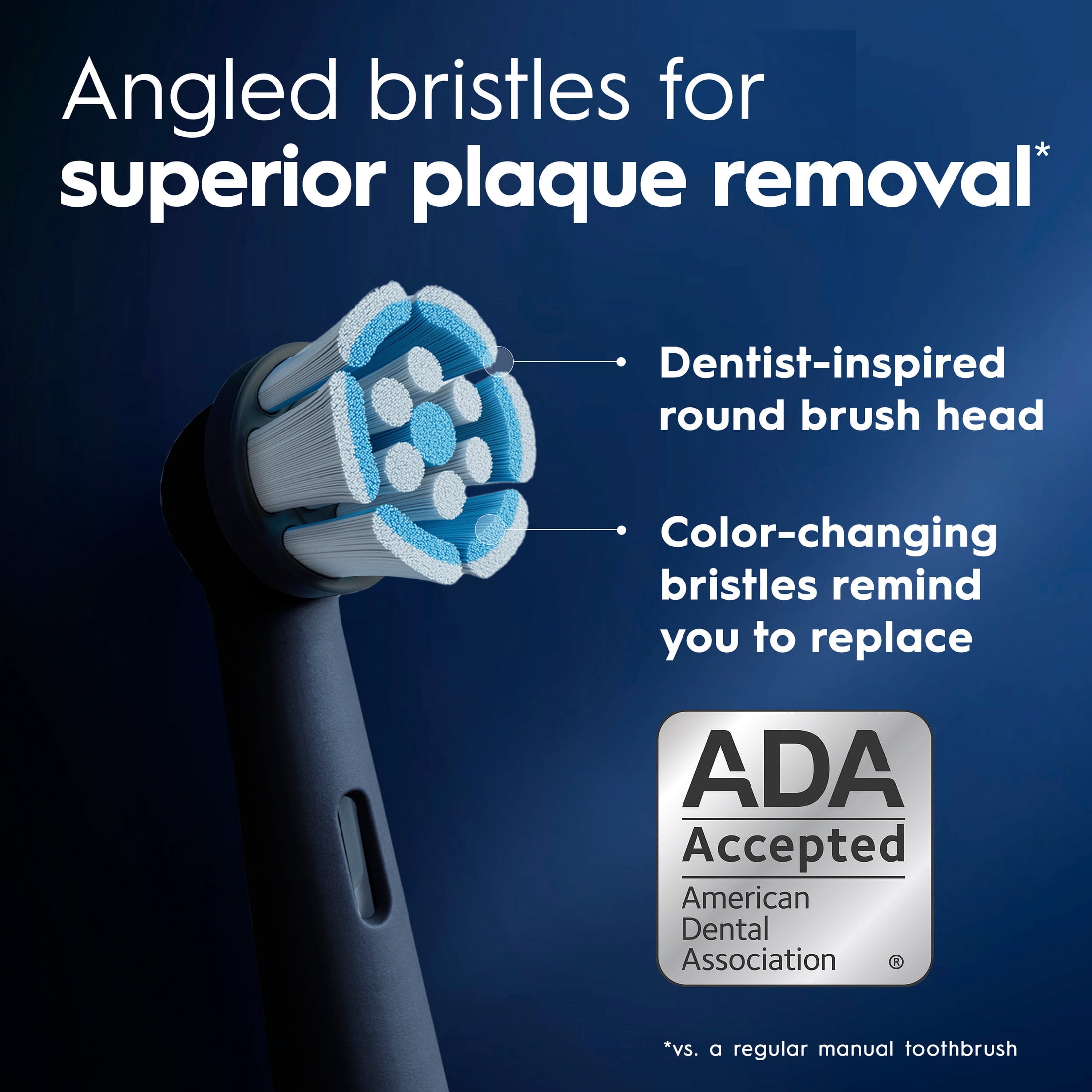 (3 pack) Oral-B iO Gum & Sensitive Replacement Heads, Electric Toothbrush Brush Heads, Black, 6 Count