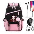 thumbnail image 1 of Mochila de anime Demon Slayer Nezuko de gran capacidad., 1 of 3