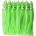 thumbnail image 2 of 15cm Glow-in-the-Dark Octopus Fishing Lures - Soft Squid Skirt Bait For Saltwater & Freshwater 2 of 13