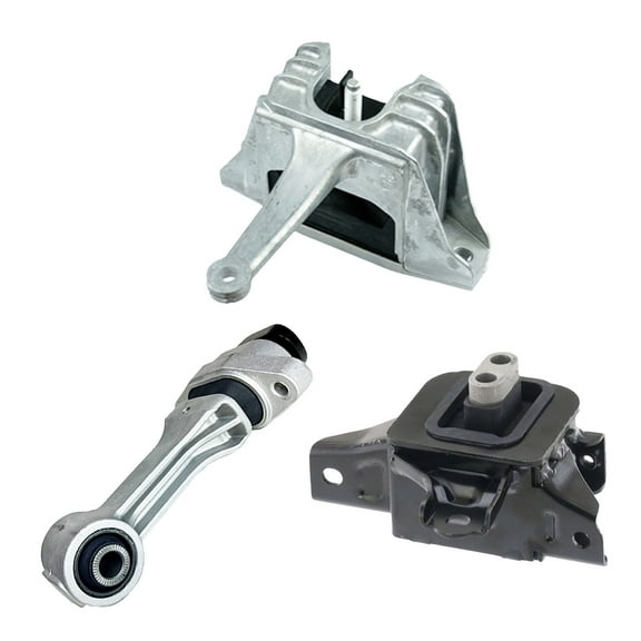 K4508 Engine Motor & Transmission Mount Kit 3pc Compatible with Fits 2019-2020 Hyundai Elantra 2.0L Automatic Korean Built | A71212 A71100 A61036