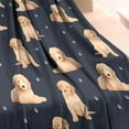 thumbnail image 3 of Goldendoodle Dog Blanket,Comfortable Soft Flannel Throw Blanket,All Season,Warm Lightweight Blankets for Sofa Bed Couch Living Room Chair,30"x40", 3 of 4