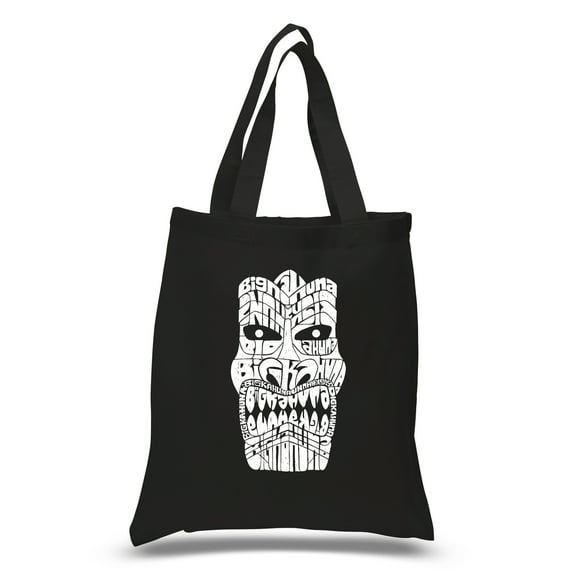 LA Pop Art Small Word Art Tote Bag - TIKI - BIG KAHUNA