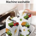 thumbnail image 5 of Cartoon Tractors Trucks White Pattern Bathroom Rugs Mat,Non Slip Microfiber Bathroom Rug,Rubber Backing,Soft Bathroom Mats for Bathroom Floor,Tub and Shower,17x27in(43x68cm), 5 of 5