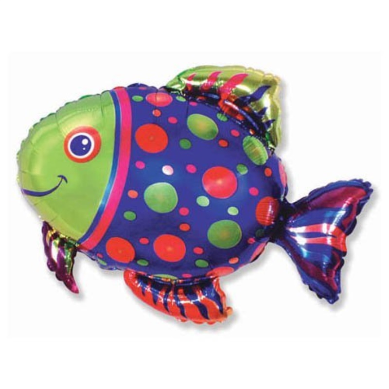 loonballoon bass large mouth fish fishing fisherman sports party 36