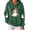 Army Green, variant on Spooky Ghost Graphic Halloween Women's Hoodie, Lightweight Fall Top