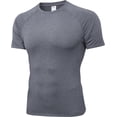 thumbnail image 1 of czcpp-Men's Compression Shirts Short Sleeve Athletic Running T-Shirt Base-Layer Cool Dry Gym Undershirts Top, 1 of 4