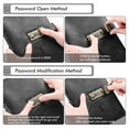 thumbnail image 5 of Naler Diary with Lock, A5 Journal with Lock 210 Pages, Locks Journal Password Notebook with Pen for Personal Daily Arrangement, Journey and Work Record, Black, 5 of 8