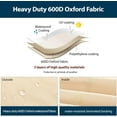 thumbnail image 6 of Hot Tub Cover- Square Spa Covers for Hot Tub Waterproof & Anti-UV with Corner Reinforcement, 600D Heavy Duty Oxford Fabric &4 Air Vents, 90 x 90 inch Outdoor Hot Tub Cover Protector, 6 of 9