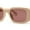 Beige Brown, variant on Womens Dimensional Geometric Diamond Cut Mod Rectangle Sunglasses All Black