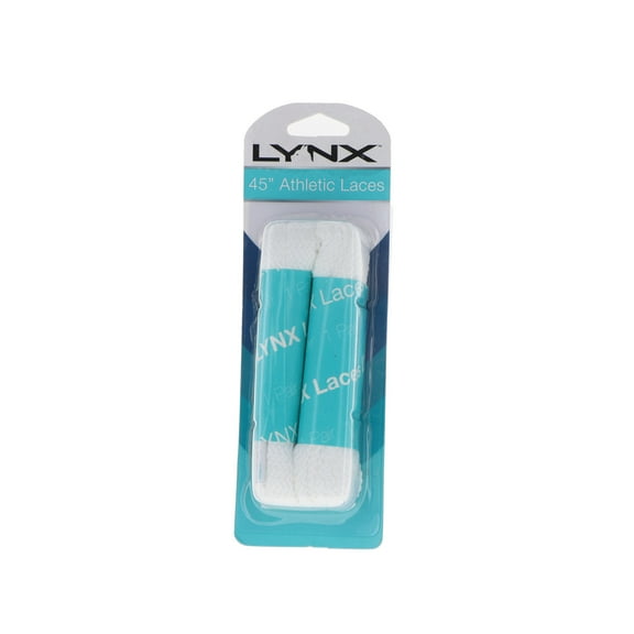 Shoe Lace Sports 45In/2Pk - White - 1 count only