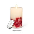 thumbnail image 1 of Abbott Collection AB-24-3474 6 in. Reallite Berry Candle, Ivory & Red - Medium, 1 of 1