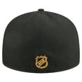 thumbnail image 4 of Men's New Era White/Black Boston Bruins Repeat Two-Tone 59FIFTY Fitted Hat, 4 of 5