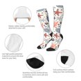 thumbnail image 5 of Fotbe Starfish Shell print Women's Men's Novelty Crew Socks Cotton Socks Knee High Socks for Walking,Running,Nurses,Pregnancy, 5 of 8