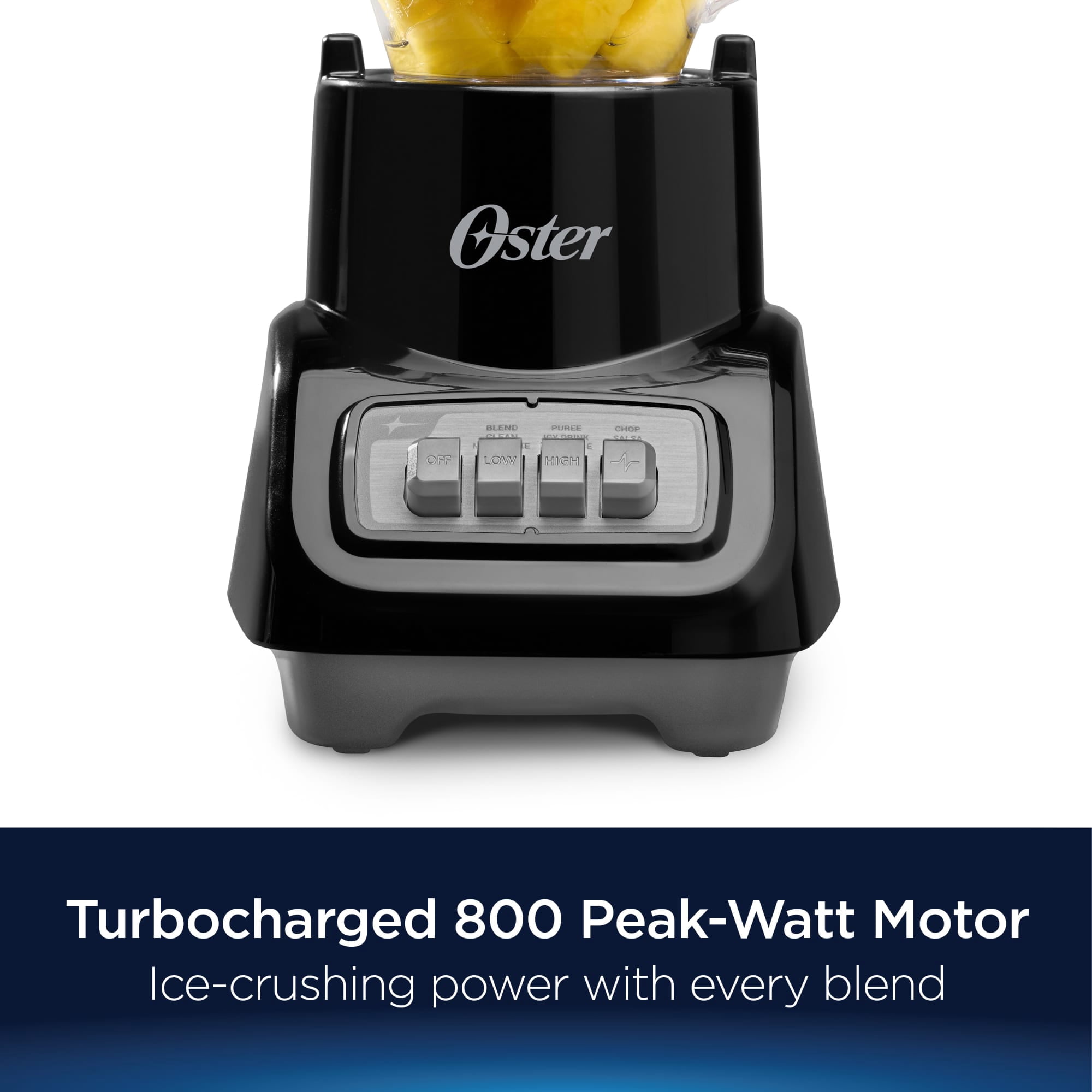 Oster Turbo Blender, 800-Watt Food Blender, Black