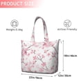 thumbnail image 4 of Pioneer Flower Floral Print Pattern Travel Tote Bags for Women Carry On,Large Weekender Bags for Women Travel,Multi Functional Duffle Bag for Work,Shopping,Sports, 4 of 5