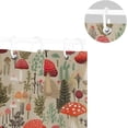 thumbnail image 5 of Coolnut Mushrooms Shower Curtain Waterproof Washable Bathroom Shower Curtain Durable Polyester Cloth Fabric Bathroom Set with 12 Hooks, 60 x 72 inches Home Decor, 5 of 6