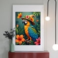 thumbnail image 2 of Diamond Art Kit for Adults, Parrot In Tropical Garden Hat Diamond Painting for Adults Beginners, 5D DIY Diamond Art Painting Kits, Colorful Diamond Painting Craft for Home Decor 12x16, 2 of 7