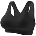 thumbnail image 3 of Blmnix Women Bras Sports Bras High Support Racerback Bras Bralette Bralette Black Comfortable Bras for Women, 3 of 4