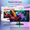 thumbnail image 3 of Sceptre C248W-FW100T Monitores de Ordenador 24" 1080p LCD FreeSync, Negro, 3 of 5