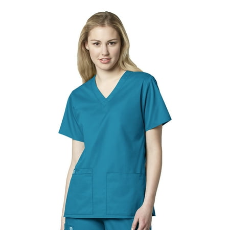 

WonderWORK Women s V-Neck Solid Scrub Top