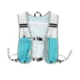 thumbnail image 3 of Almencla Hydration Backpack Adjustable Running Vest for Mountaineering Biking Jogging Blue, 3 of 8