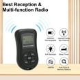 thumbnail image 2 of Mini Portable FM Radio, TSV Stereo LCD Digital Display Tuning Pocket Walkmen Transistor Conference Receiver with Earbuds for Walking / Running / Traveling, 2 of 7