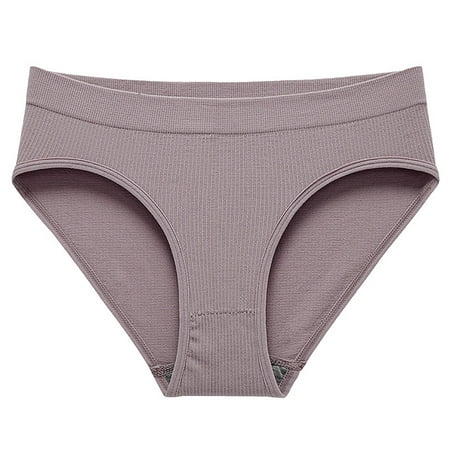 

Personality Design Solid Color Casual Panties Simple Exquisite Design Female Underpanty Panties Comfort Undergarments