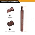 thumbnail image 2 of Uxcell 3pcs SL6 Magnetic Slotted Screwdriver Bit 5/16" Hex Shank 80mm Length S2, Red, 2 of 6