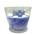 thumbnail image 3 of Metalic Blue Scented Rose Candle, 3 of 3