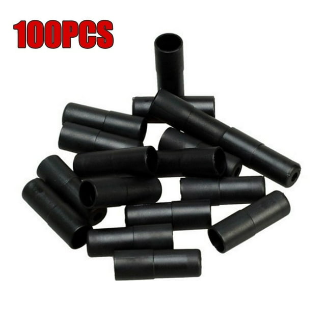 Yimiti 100Pcs Bike Bicycle Shifter Brake Gear Outer Cable For Tips Ends Crimp Ferrule,5Mm
