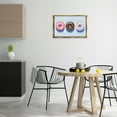 thumbnail image 3 of Stupell Industries Three Doughnuts Trio Food & Beverage Painting Gold Floater Framed Canvas Art Print Wall Art, 25 x 17, 3 of 10