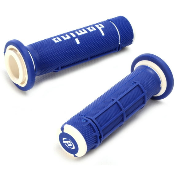 G2 Ergonomics A18041C4648A7-0 Domino ATV Grips - Blue/White
