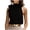 Black, variant on MOJOGO Sleeveless Blouses for Women Breathable Halter Mock Neck Top Elegant Spring Summer Shirts for Evening Party S