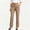 Khaki women high waisted straight leg trousers a1, variant on Usloyux Women's High Waisted Straight Leg Trousers with Pockets Dressy Pants for Office Casual Workwear, Khaki L