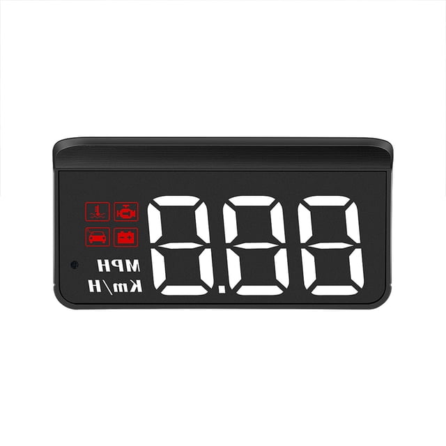 Velocímetro holográfico, velocímetro holográfico para automóvil, pantalla frontal para automóviles, pantalla frontal universal Hud para automóvil, velocímetro GPS digital con velocidad
