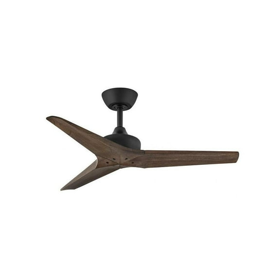 44 inch 3-Blade Ceiling Fan-Matte Black Finish Bailey Street Home 81-Bel-4466581