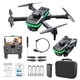 thumbnail image 1 of Liquidación de drones con cámaras Drone con cámara 1080P para adultos y niños Cuadricóptero de control remoto FPV plegable con barra de flash LED Juguetes de inicio Regalos de Navidad para, 1 of 6
