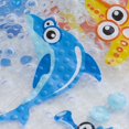 thumbnail image 5 of Alfombrilla de baño antideslizante con 23 patrones de dibujos animados, base de PVC con ventosa para ducha para niños, alfombrilla de baño con drenaje, alfombrilla de bañera ecológica, 5 of 5