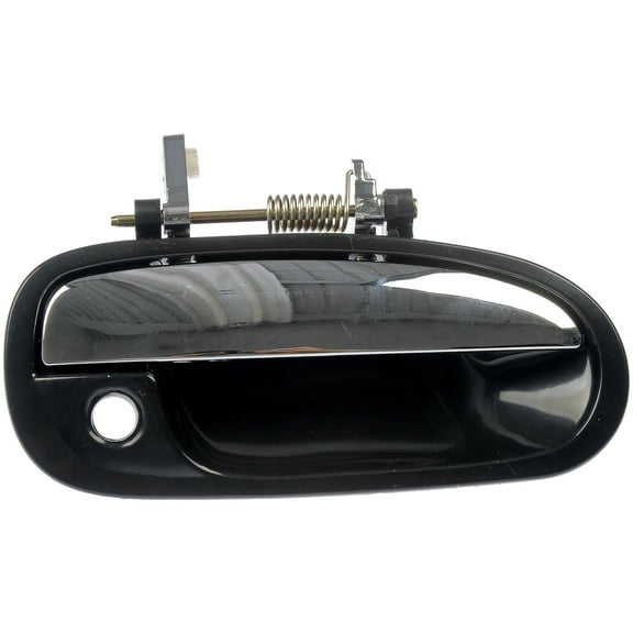 Dorman 80674 Front Passenger Side Exterior Door Handle for Specific Honda Models, Black and Chrome