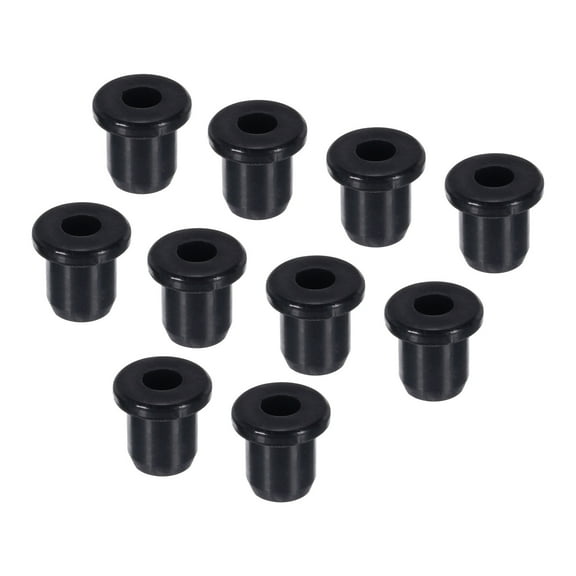 10Pcs T Shape Rubber Grommet Mount Dia 7mm ID 4mm H 9.5mm Seal Protection Cable Grommets Flexible Cable Pipe