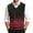 Black, variant on Mens V Neck Knit Sweater Vest Halloween Print Pullover Sleeveless Wool Blend Casual Commuter Layering Top Regular Fit