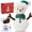 Snowman dad, variant on ZPAQI Wool Felt DIY Christmas Santa Dolls Accessories Material Handmade Craft Needle